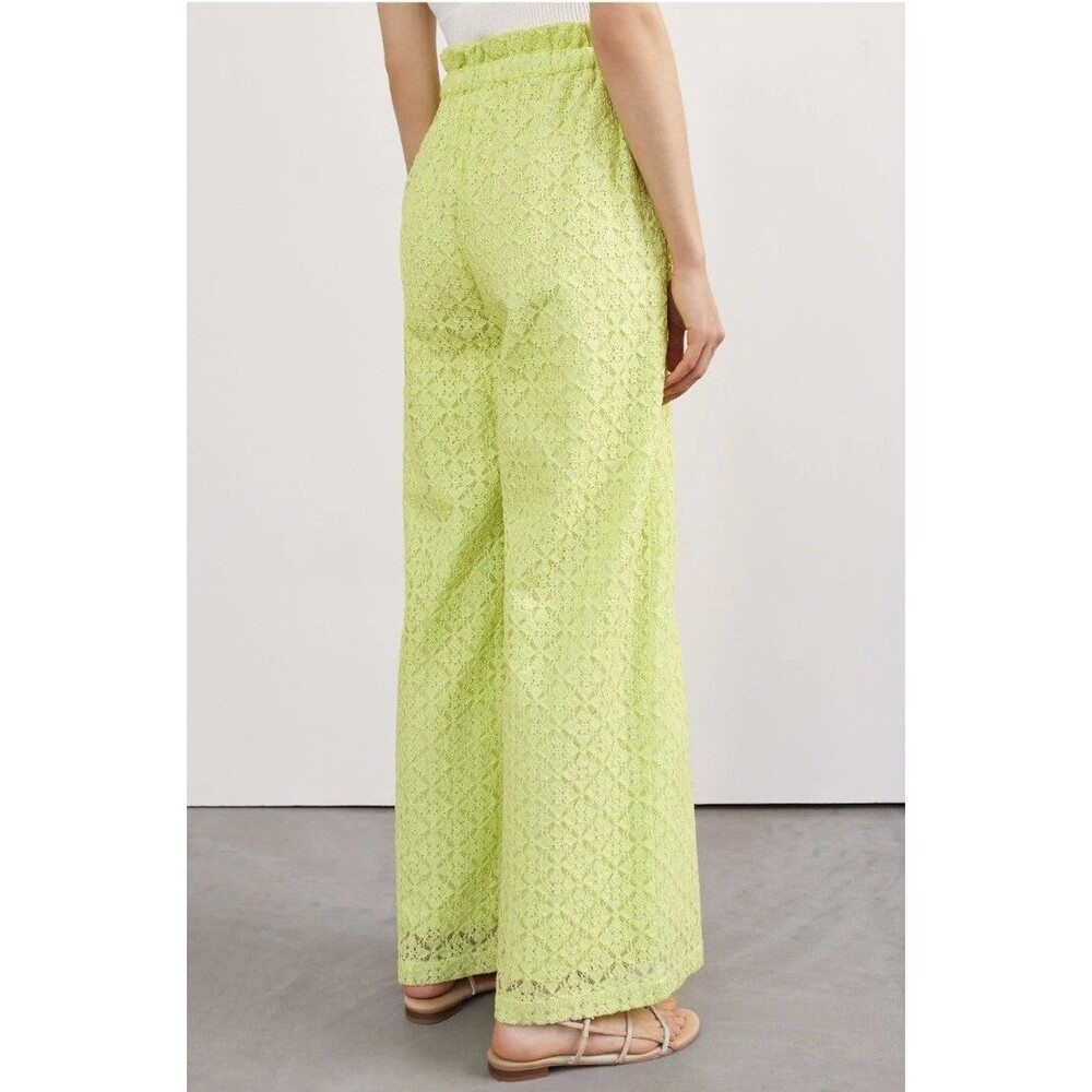 NWOT Ollari Lacy Wide Leg Pants - Picture 5 of 9